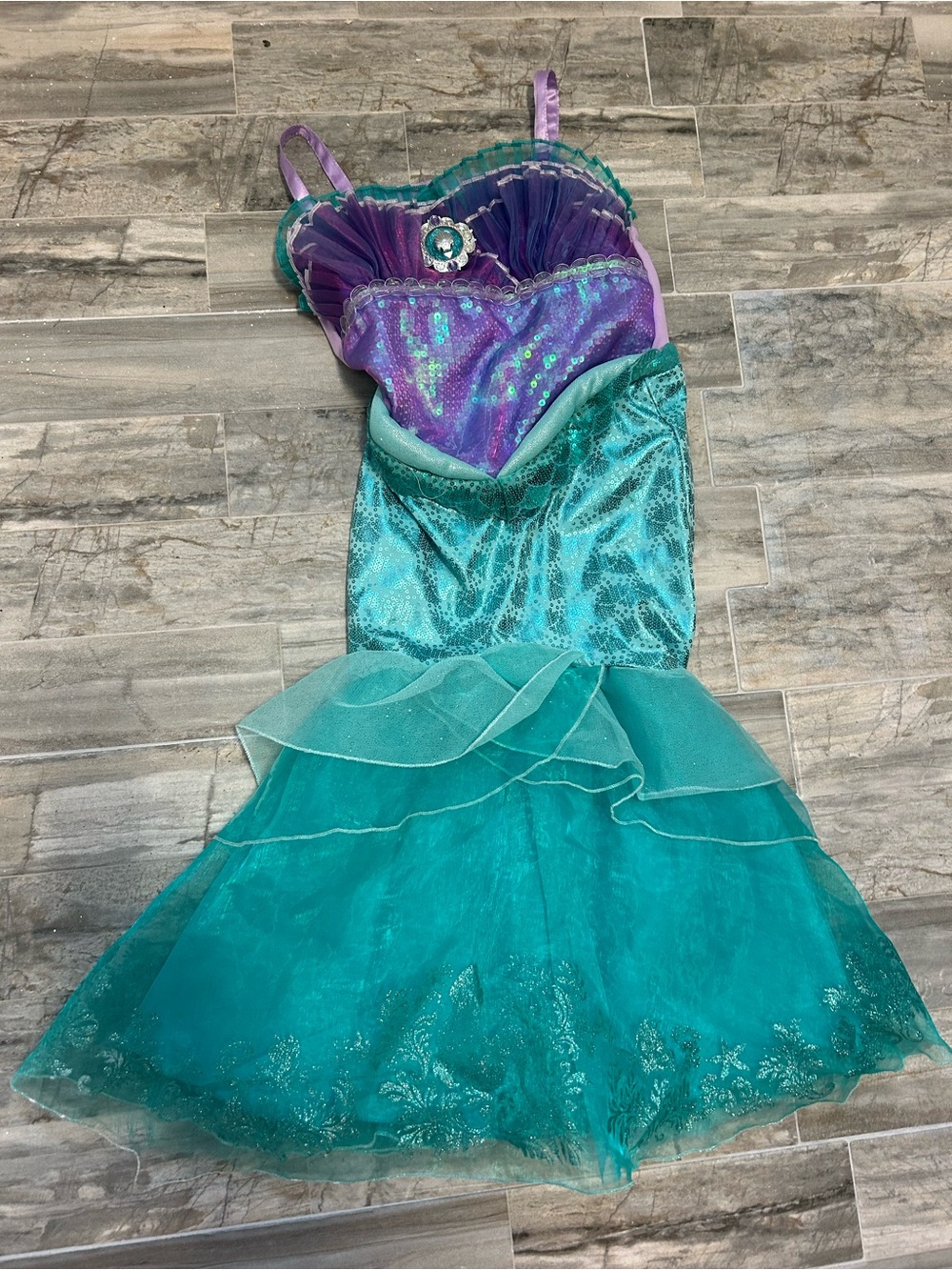 Girls Disney Little Mermaid Costume Dress